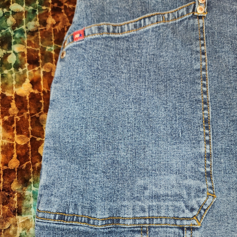 Americana Blues Women's Stretch Blue Cargo Utility Jeans. Size 24. NWT! - Picture 4 of 8